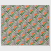 Weihnachtskerzen Geschenkpapier (Flach)