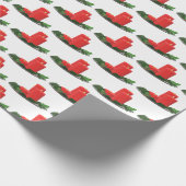 Weihnachtskerzen Geschenkpapier (Ecke)