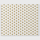 Weihnachtskerzen-Geschenkpapier Geschenkpapier (Flach)