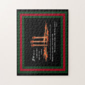Weihnachtskerzen, Isaiah 9:6 Puzzle (Vertikal)