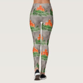 Weihnachtskerzen Leggings (Rückseite)