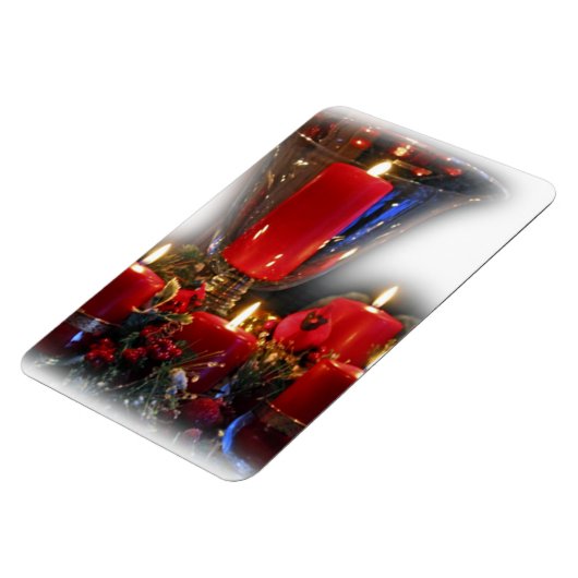 Weihnachtskerzen Magnet (Linke Seite)