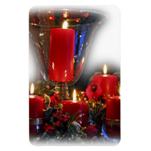 Weihnachtskerzen Magnet