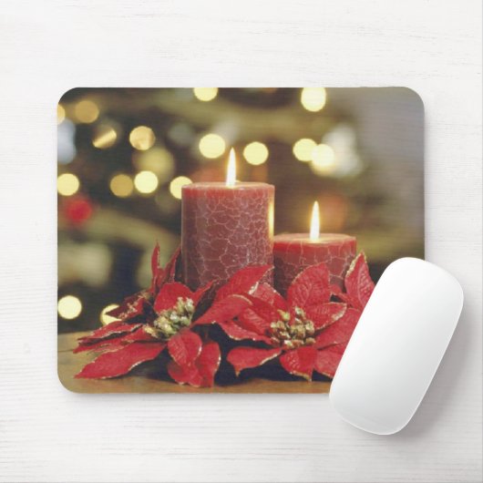 Weihnachtskerzen Mousepad (Mit Mouse)