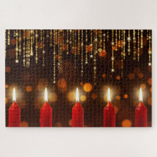 Weihnachtskerzen Puzzle