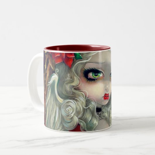 "Weihnachtskerzen-" Tasse (Vorderseite Links)