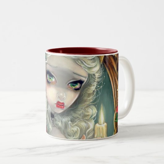 "Weihnachtskerzen-" Tasse (VorderseiteRechts)