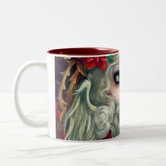 "Weihnachtskerzen-" Tasse (Links)