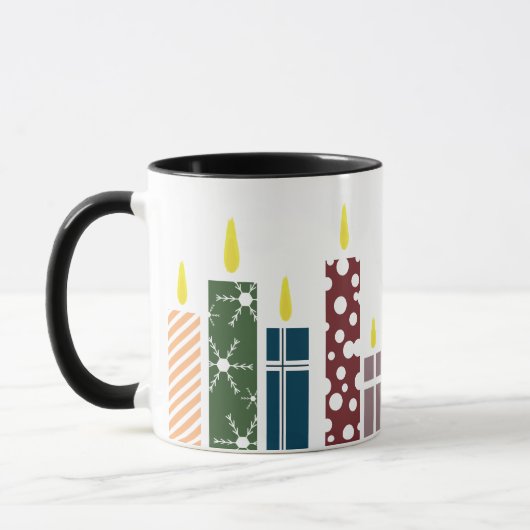 Weihnachtskerzen Tasse (Links)