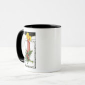 Weihnachtskerzen Tasse (Vorderseite Links)