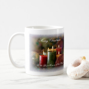 Weihnachtskerzen-Tasse Kaffeetasse