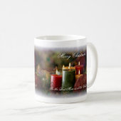 Weihnachtskerzen-Tasse Kaffeetasse (VorderseiteRechts)