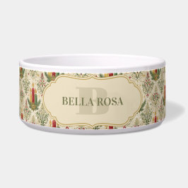 Weihnachtskerzen und Ornamente Monogram Pet Napf