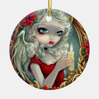 "Weihnachtskerzen-" Verzierung Keramik Ornament