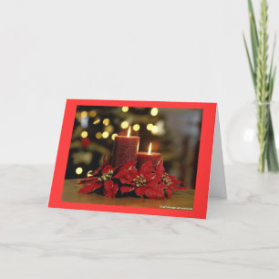 Weihnachtskerzen Weihnachtskarte Feiertagskarte