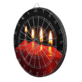 Weihnachtskerzenadvent Dartscheibe (Vorderseite rechts)