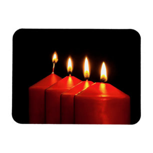 Weihnachtskerzenadvent Magnet