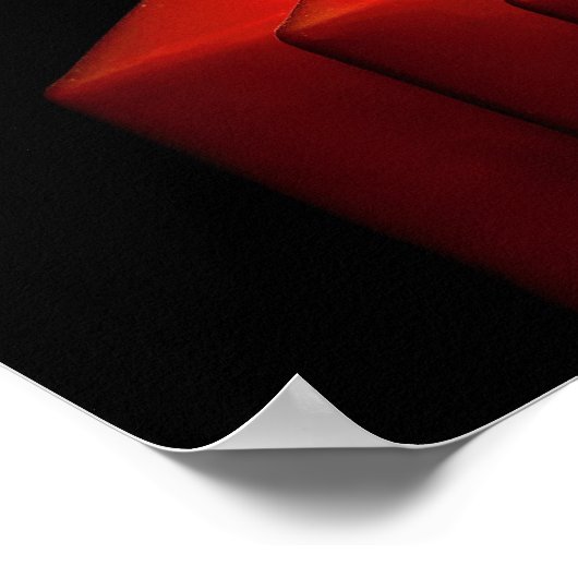 Weihnachtskerzenadvent Poster (Ecke)