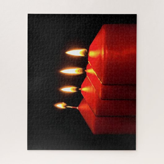 Weihnachtskerzenadvent Puzzle (Vertikal)