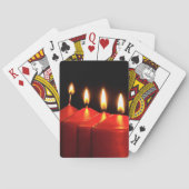 Weihnachtskerzenadvent Spielkarten (Rückseite)