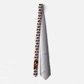 Weihnachtskerzendekor Krawatte (Rückseite)