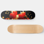 Weihnachtskerzendekor Skateboard (Horizontal)