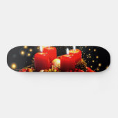 Weihnachtskerzendekor Skateboard (Horizontal)