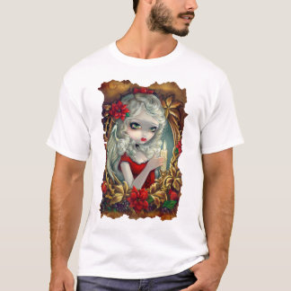 Weihnachtskerzenengels-Fee Shirt