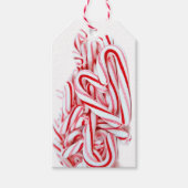 Weihnachtskerzenherz Geschenkanhänger (Vorderseite)