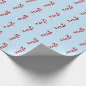 Weihnachtskerzenleuchte niedlich geschenkpapier (Ecke)