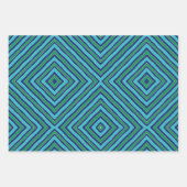 Weihnachtskerzenmädchen irisierender Glitzer Geschenkpapier Set (Vorderseite 3)