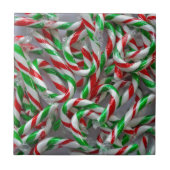 Weihnachtskerzenmuster Fliese (Vorderseite)