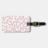 Weihnachtskerzenmuster Gepäckanhänger (Vorderseite horizontal)