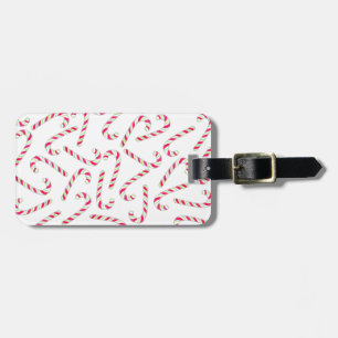 Weihnachtskerzenmuster Gepäckanhänger