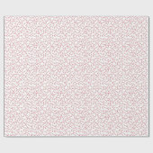 Weihnachtskerzenmuster Geschenkpapier (Flach)