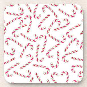 Weihnachtskerzenmuster Getränkeuntersetzer
