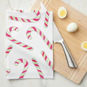 Weihnachtskerzenmuster Handtuch (Viertel Falte)