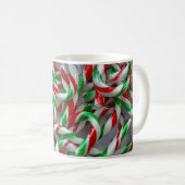 Weihnachtskerzenmuster Kaffeetasse (VorderseiteRechts)