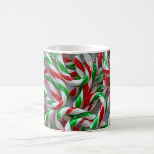 Weihnachtskerzenmuster Kaffeetasse (Mittel)