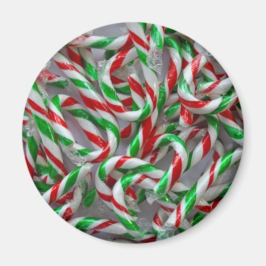 Weihnachtskerzenmuster Magnet (Vorne)