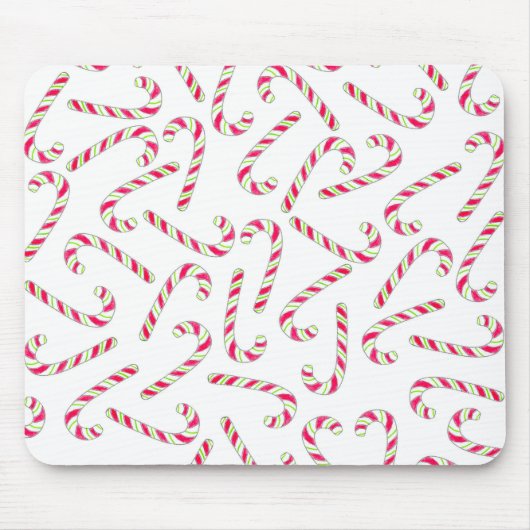 Weihnachtskerzenmuster Mousepad (Vorne)
