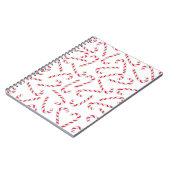 Weihnachtskerzenmuster Notizblock (Linke Seite)