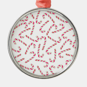 Weihnachtskerzenmuster Ornament Aus Metall