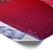 Weihnachtskerzenplakat Poster (Ecke)