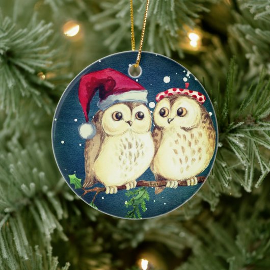 Weihnachtskeule in der Liebe süß Keramik Ornament (Baum)