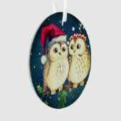 Weihnachtskeule in der Liebe süß Ornament (Vorderseite)