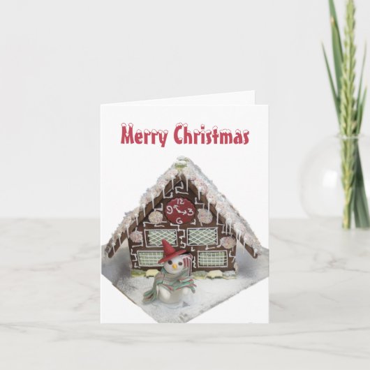 Weihnachtskhalet Feiertagskarte (Vorderseite)