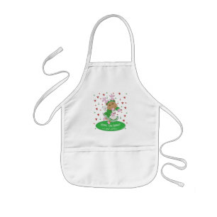 Weihnachtskid Length Schürze fröhlich und hell