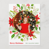 Weihnachtskids-Foto Feiertagspostkarte (Vorderseite)