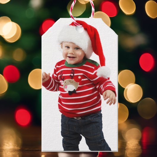 Weihnachtskids Foto Template Geschenktasten Geschenkanhänger